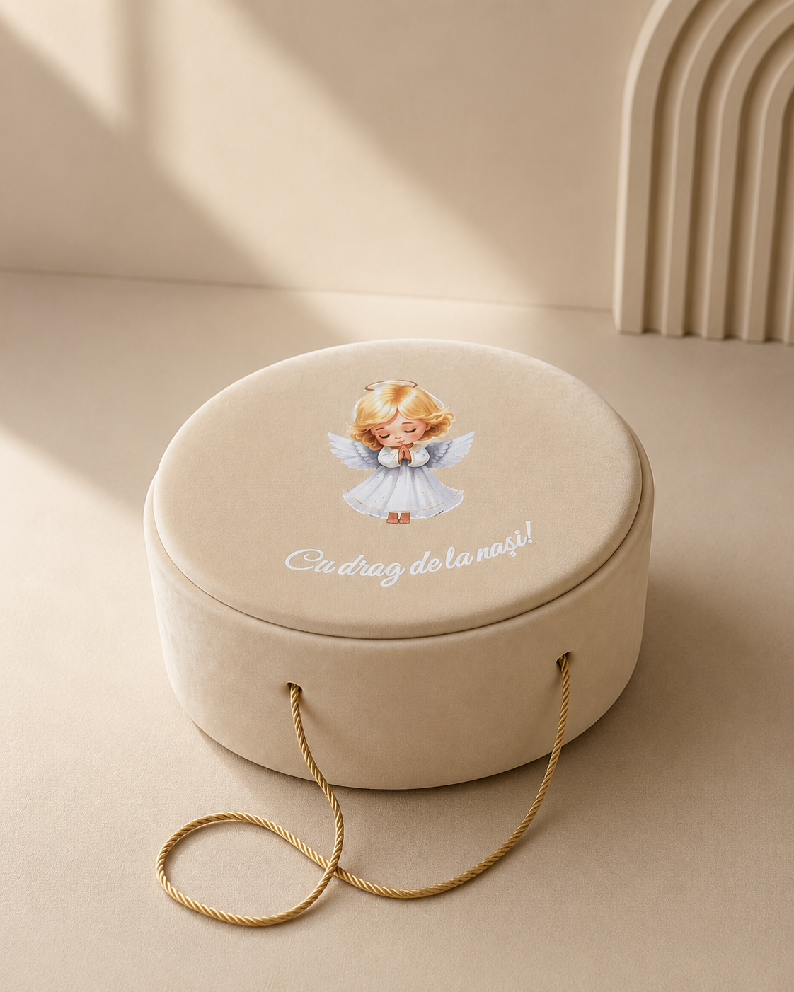Cufar personalizat pentru botez