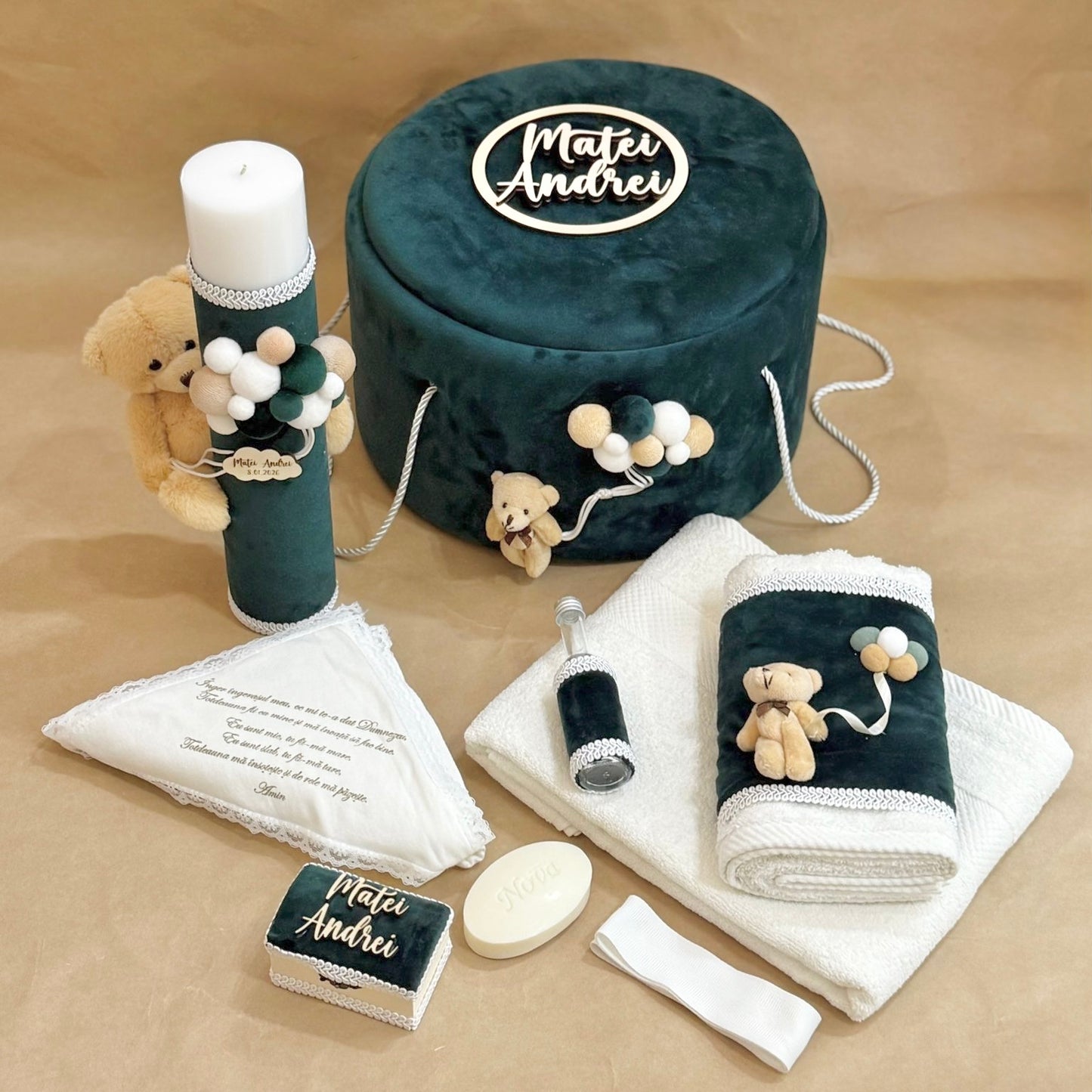 Set cufar, trusou si lumanare