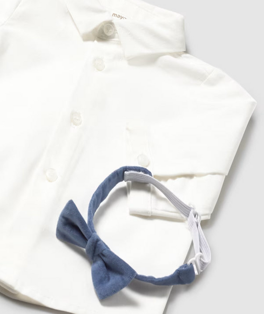 Camasa cu papion nou-nascut