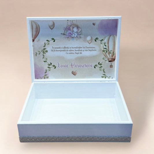 Cufar din lemn personalizat