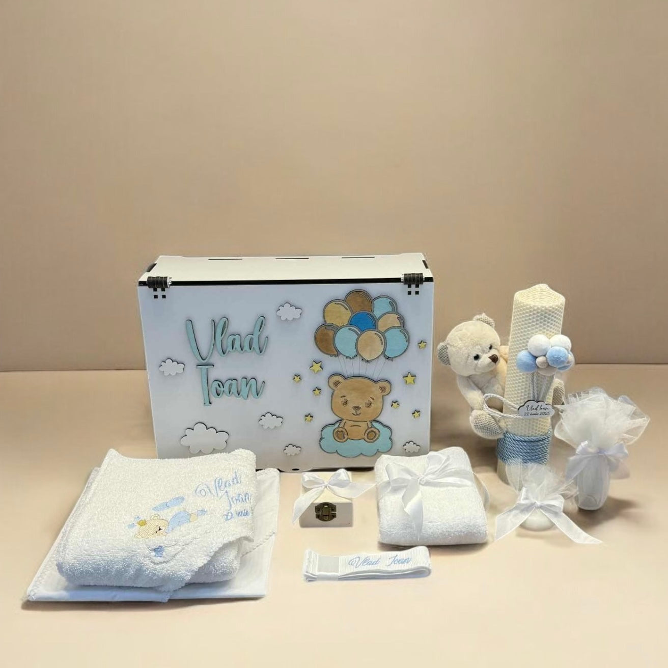 Cufar, trusou si lumanare personalizate