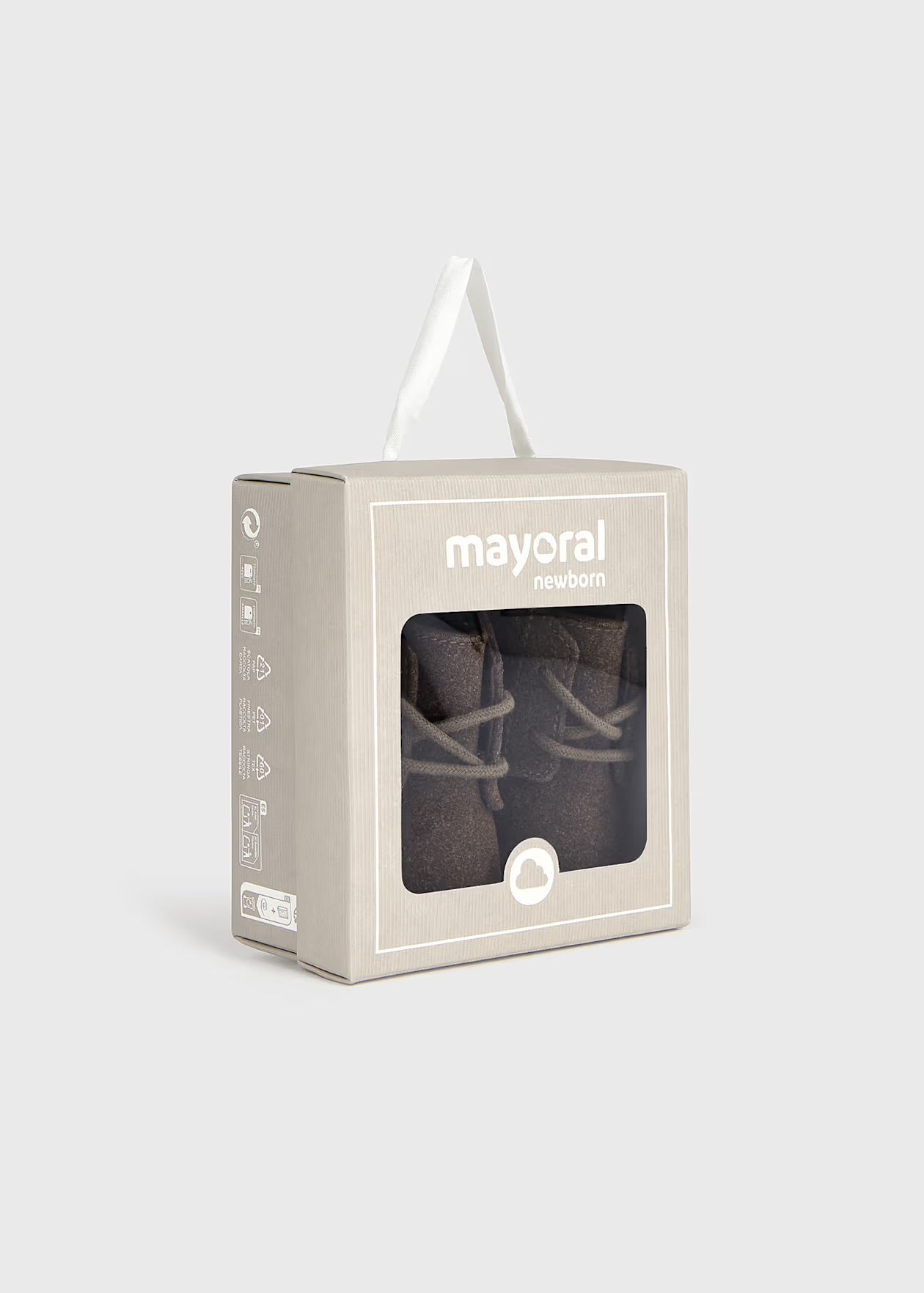 Pantofi nou-nascut cu siret Mayoral