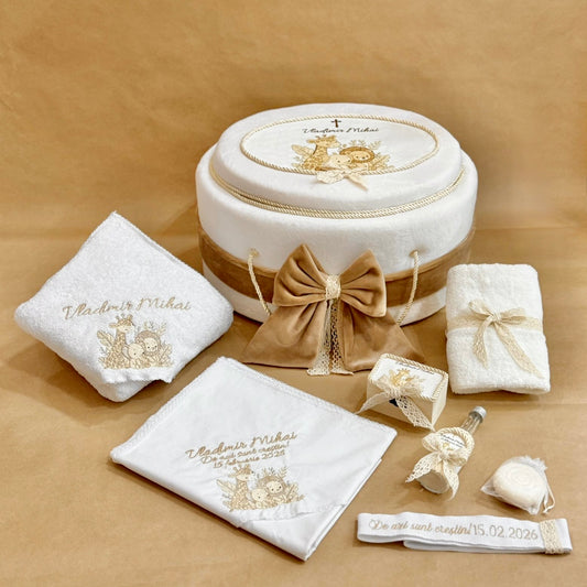 Set cufar si trusou Beige Safari