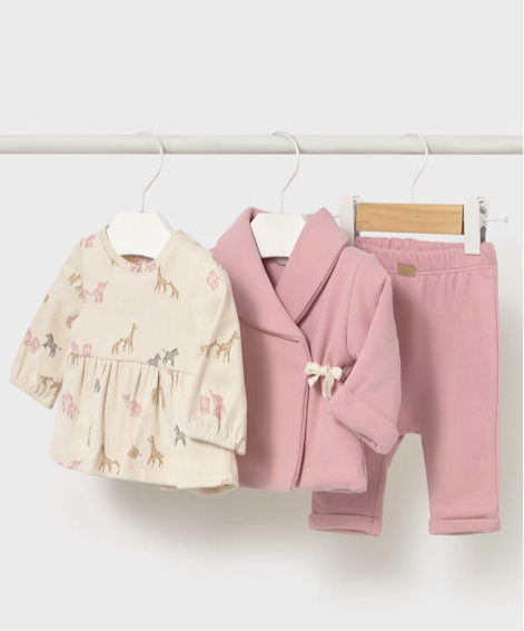 Set cu pantaloni 3 piese nou-nascut