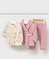 Set cu pantaloni 3 piese nou-nascut