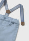 Pantaloni lungi bretele nou-nascut