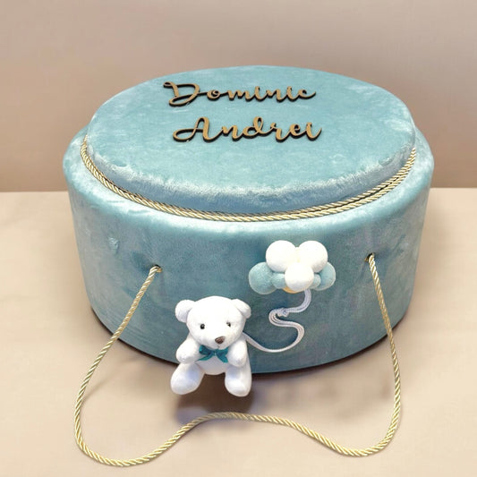 Cufar din catifea personalizat