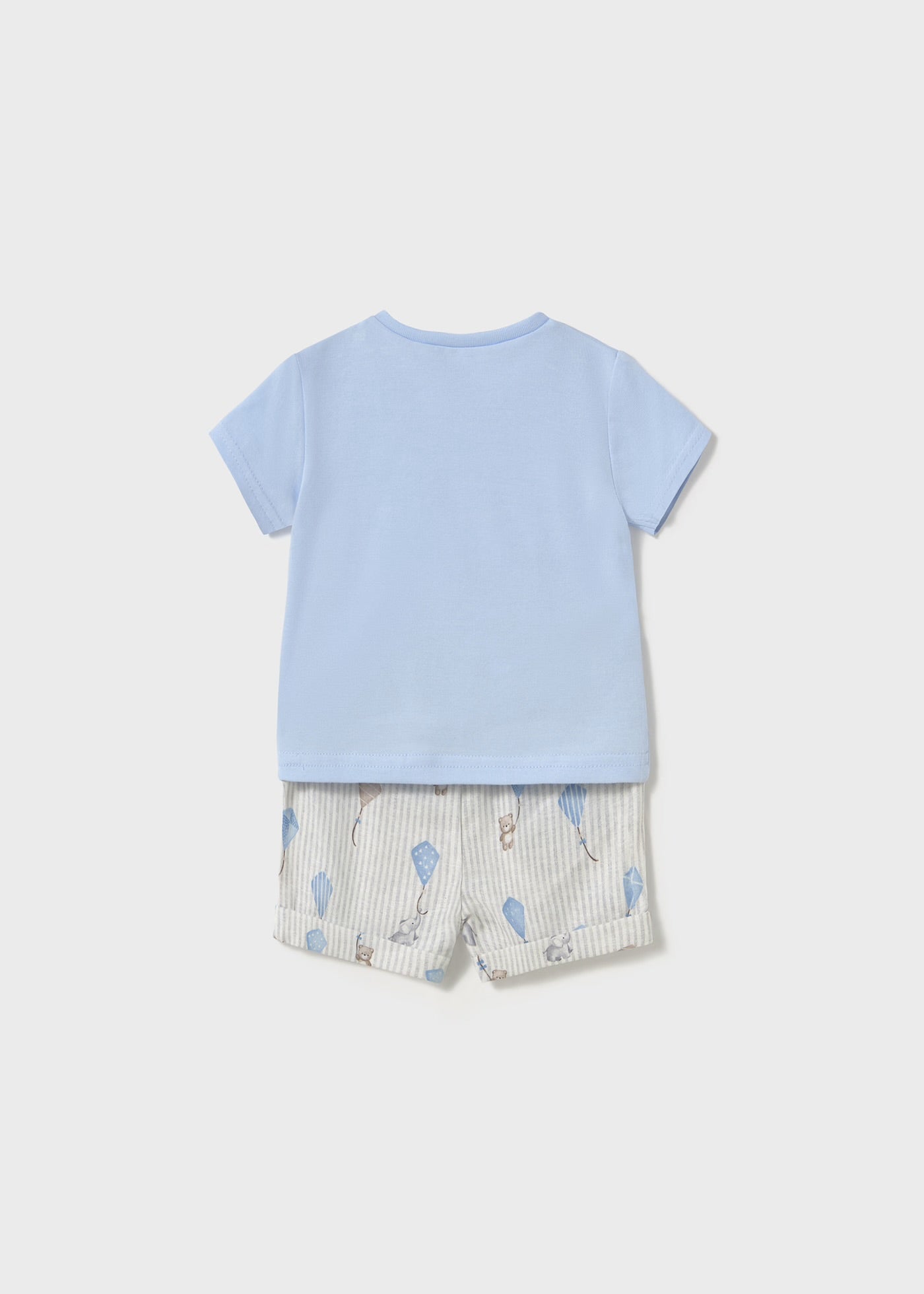 Set pantaloni scurti si tricou nou-nascut baiat Mayoral