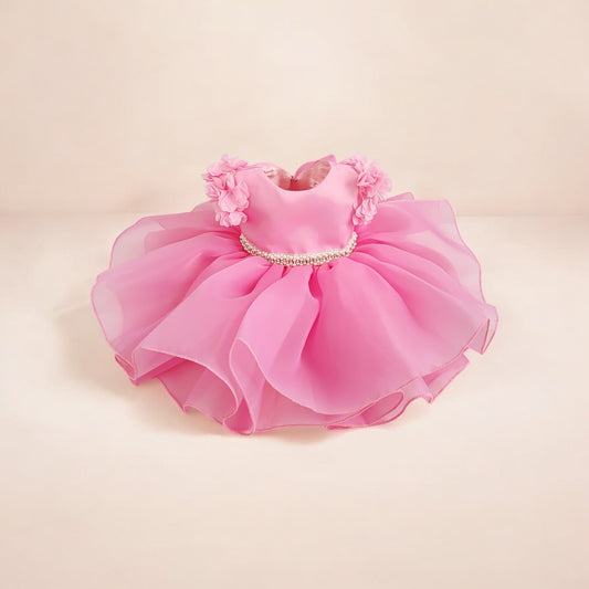 Rochita si accesoriu fetite Margo roz