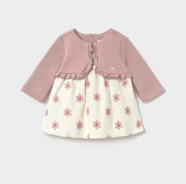 Rochie cu bolero simulat nou-nascut