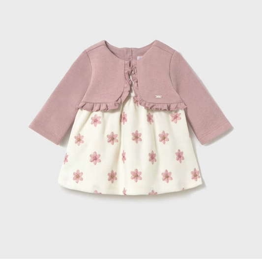 Rochie cu bolero simulat nou-nascut