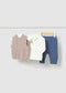 Set cu pantaloni lungi nou-nascut