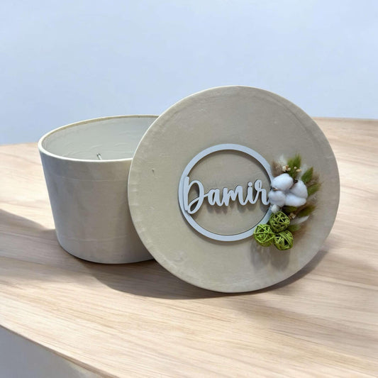 Cufar rotund din carton,personalizat