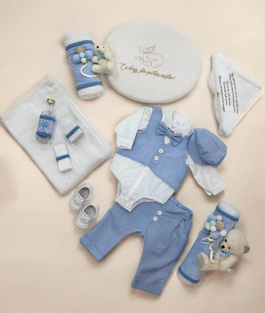 Pachet complet botez Baby Blue