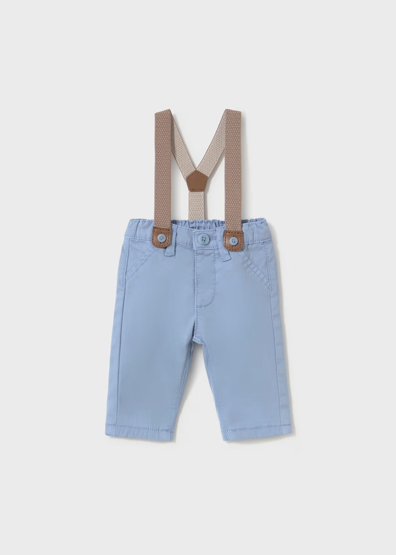 Pantaloni lungi cu bretele nou-nascut