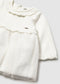 Rochie tricot si tul nou-nascut