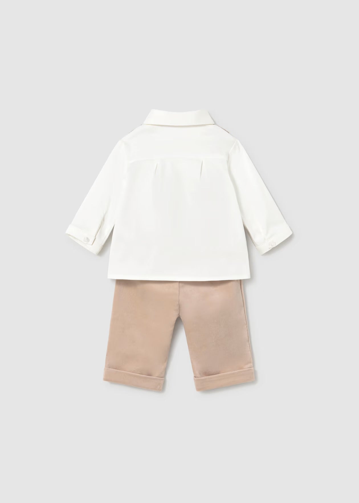 Set cu pantaloni lungi nou-nascut