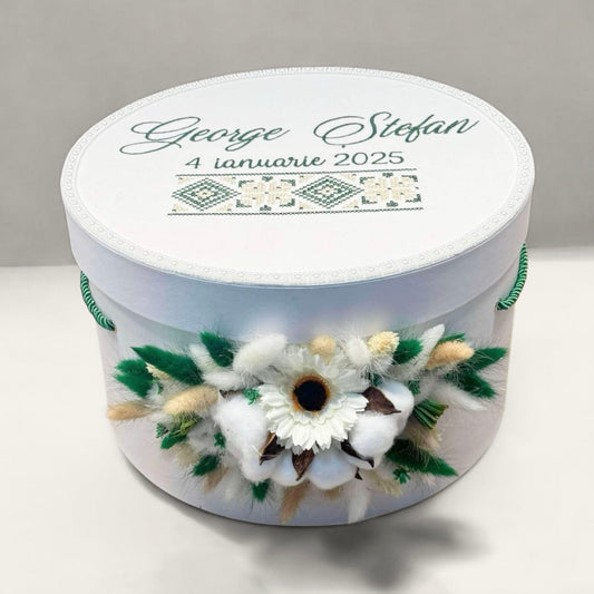 Cufar rotund din carton,personalizat