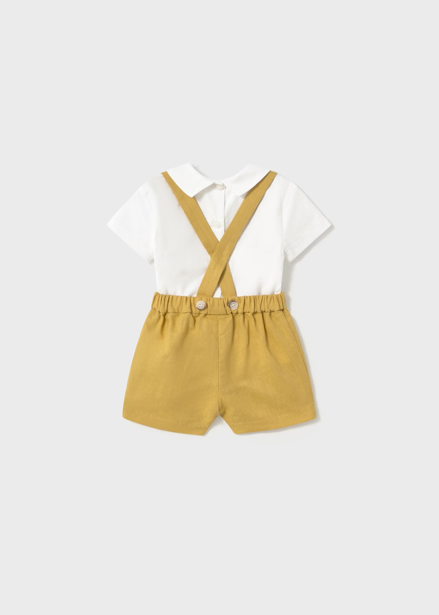 Set pantalolni scurti si camasa cu guler nou-nascut Mayoral