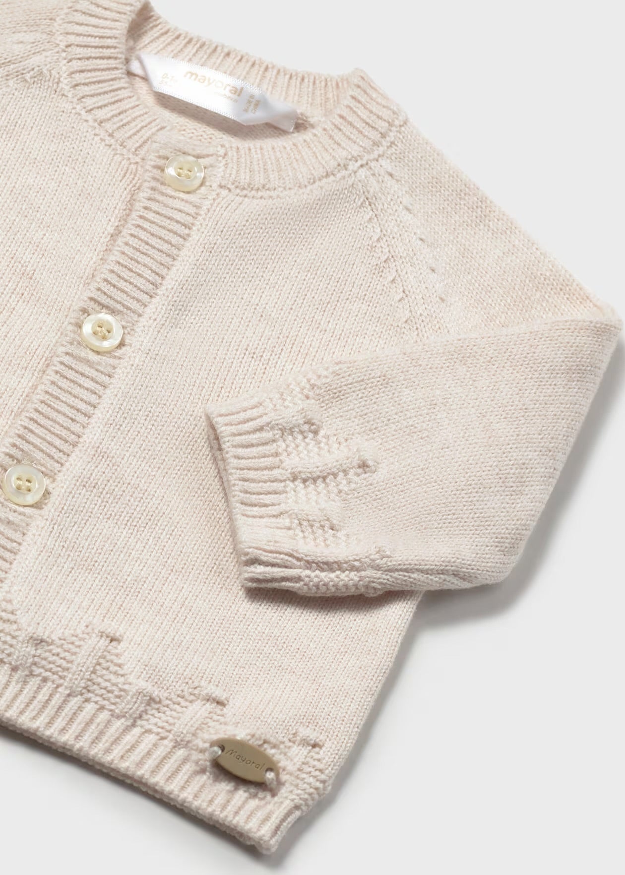 Jacheta tip cardigan nou-nascut