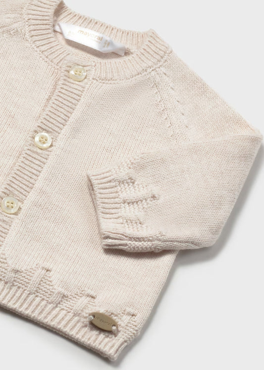 Jacheta tip cardigan nou-nascut