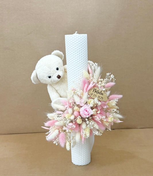 Lumanare botez personalizata