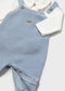 Set salopeta din tricot 3 piese nou-nascut