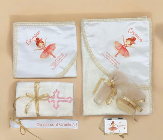 Trusou complet personalizat pentru fetite balerina