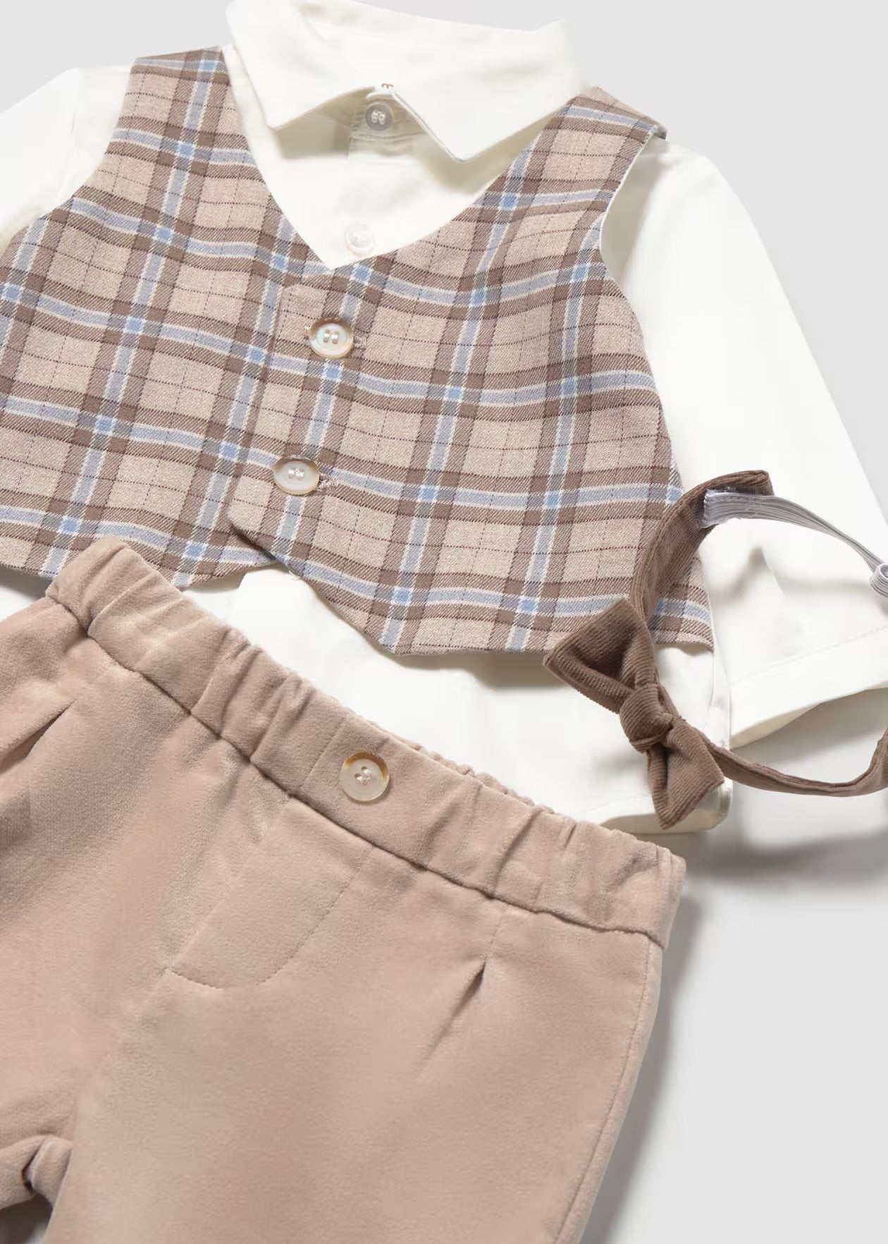 Set cu pantaloni lungi nou-nascut
