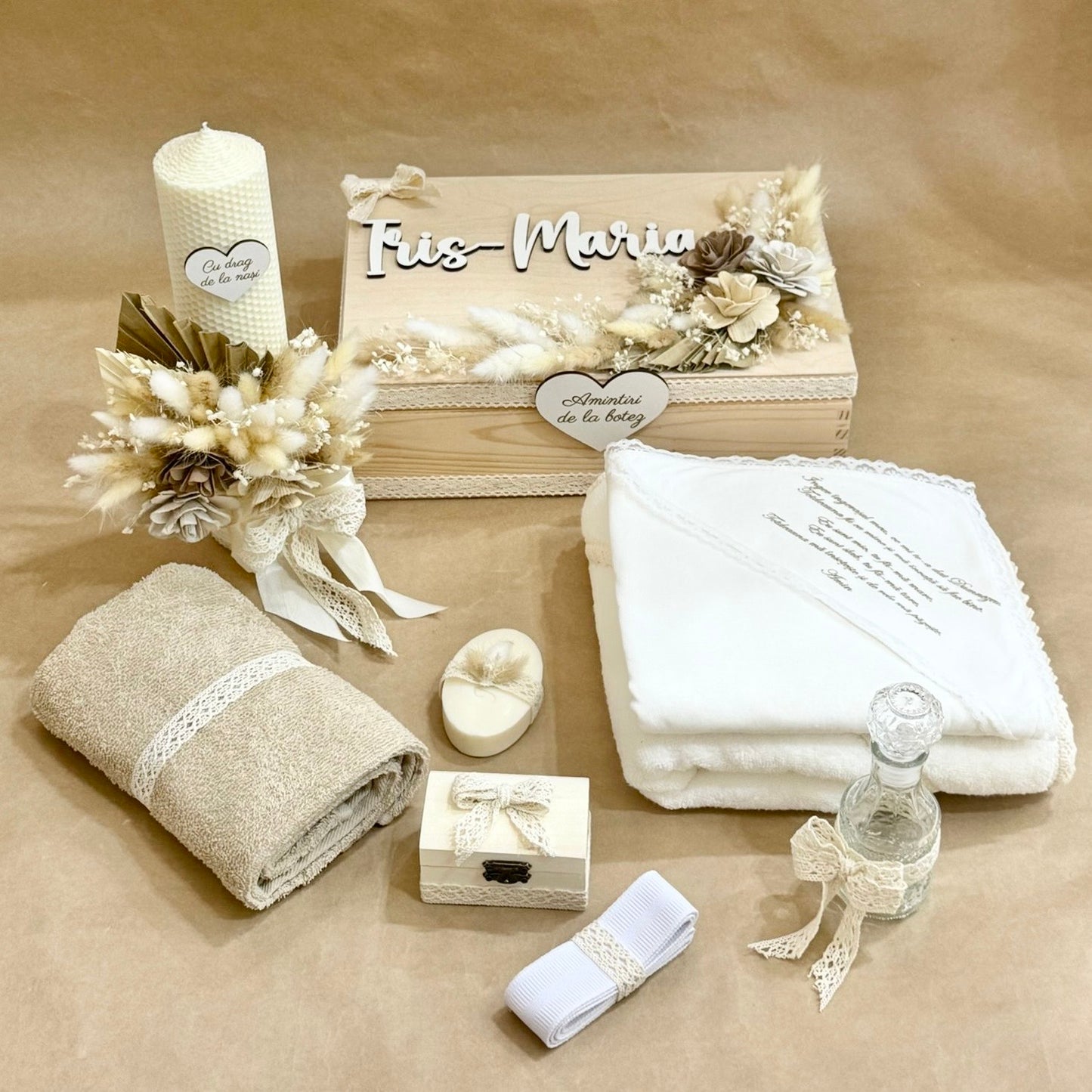 Set cufar, trusou si lumanare Iris