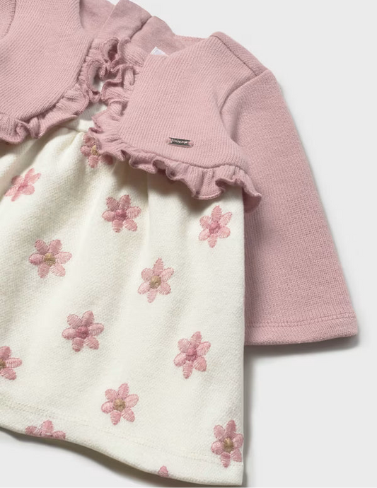 Rochie cu bolero simulat nou-nascut