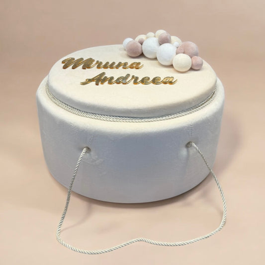 Cufar din catifea personalizat Miruna