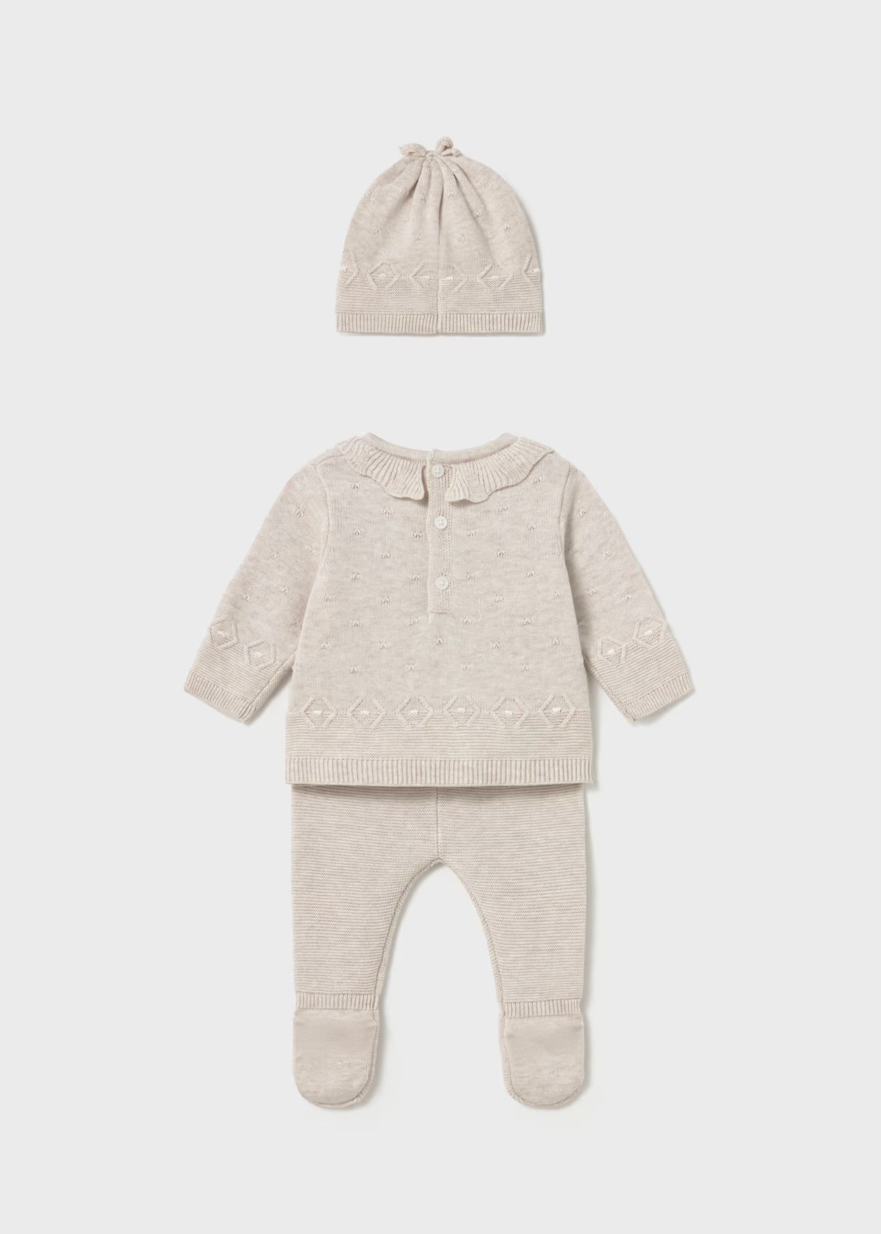 Set 3 piese tricotate Better Cotton nou-nascut