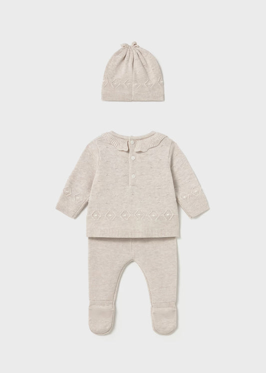 Set 3 piese tricotate Better Cotton nou-nascut