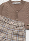 Set cu pantaloni lungi nou-nascut