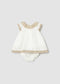 Rochie ceremonie cu chilotei nou-nascut