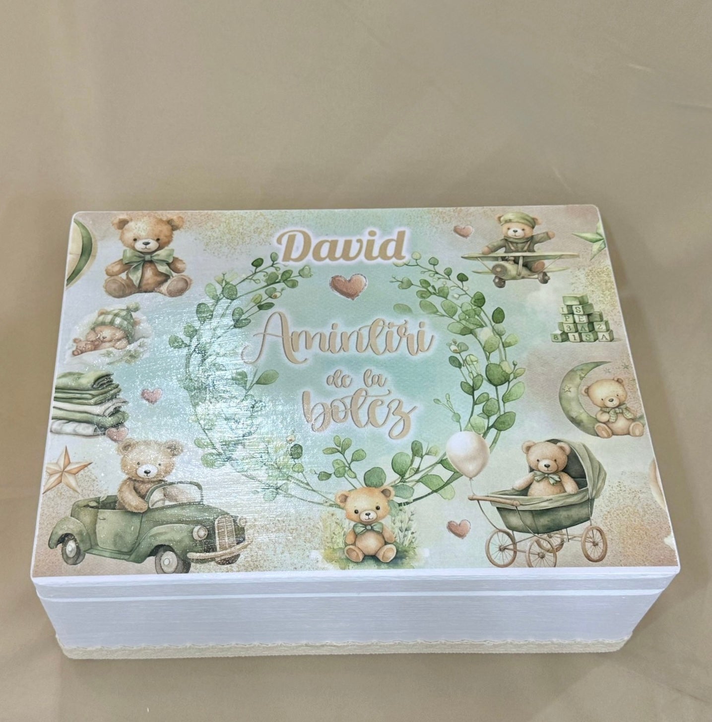 Cufar din lemn personalizat