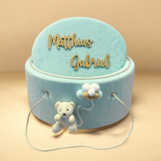 Cufar din catifea personalizat