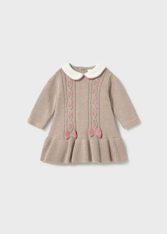 Rochie din tricot nou-nascut
