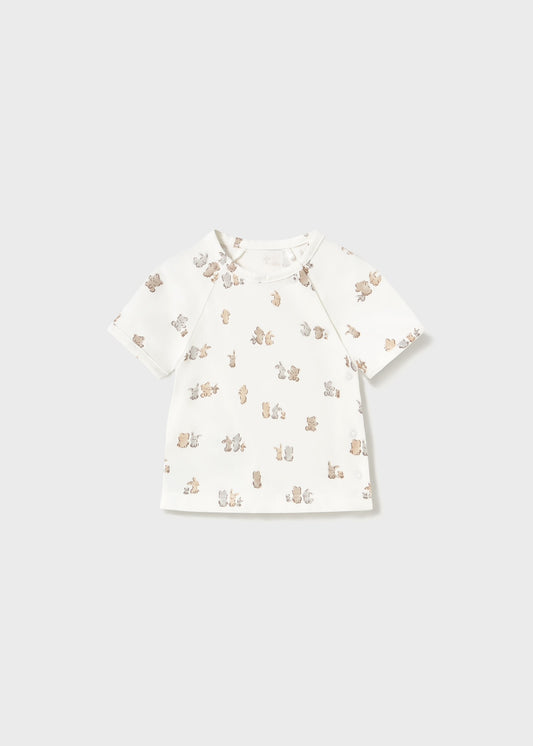 Trening cu tricou imprimat nou-nascut Mayoral