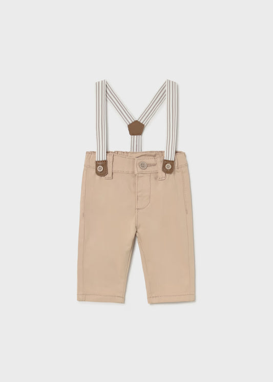 Pantaloni lungi bretele nou-nascut