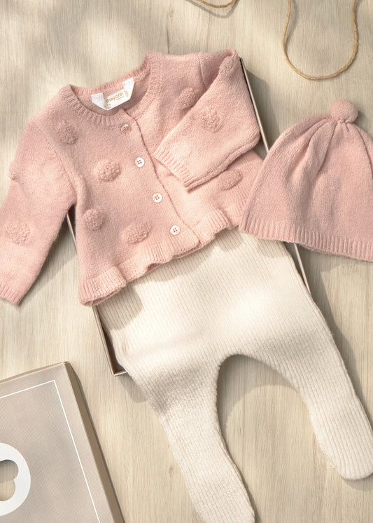 Set 3 piese tricotate Better Cotton nou-nascut