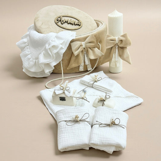 Set cufar, trusou si lumanare Sweat Bow