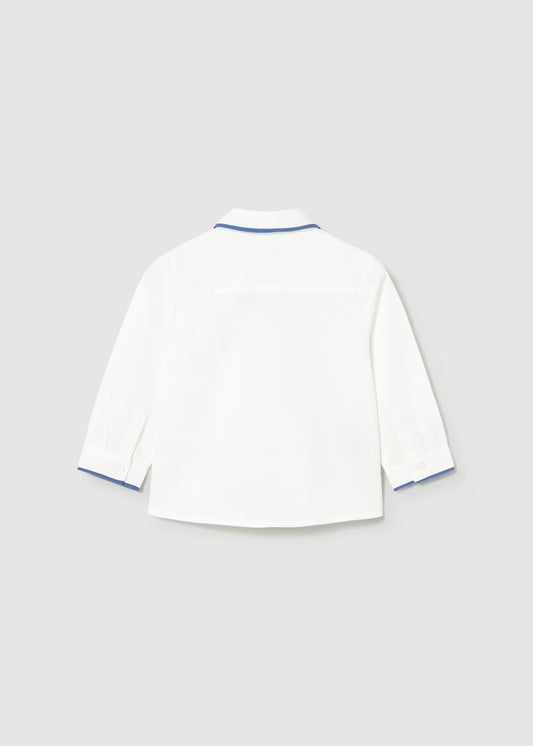 Camasa maneca lunga cu papion bebe