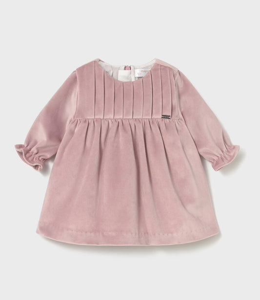 Rochie catifea nou-nascut