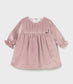 Rochie catifea nou-nascut