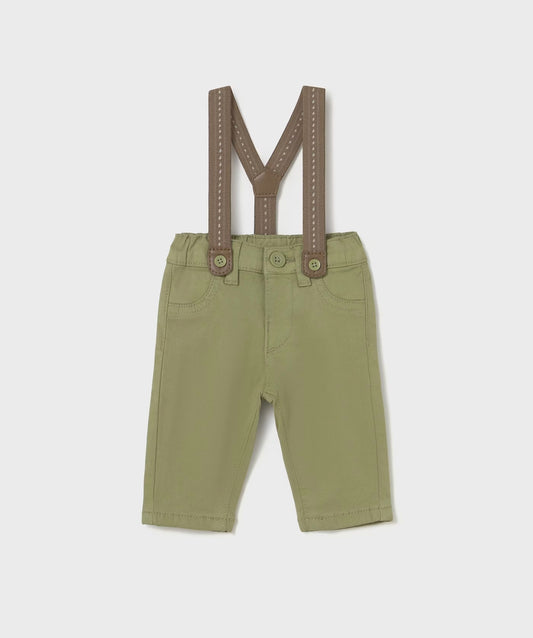 Pantaloni lungi bretele nou-nascut