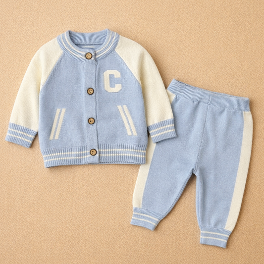 Compleu tricotat bebe