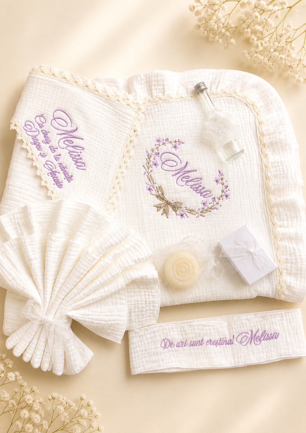 Trusou din muselina personalizat