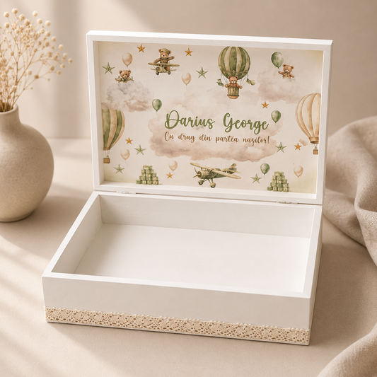 Cufar din lemn personalizat